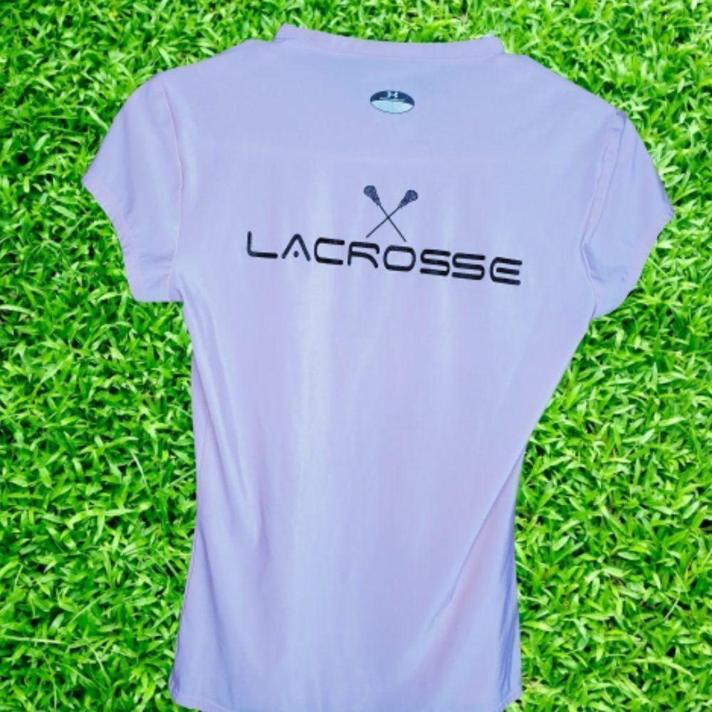 UNDER ARMOUR‎ LACROSSE TEE SHIRT PINK Medium